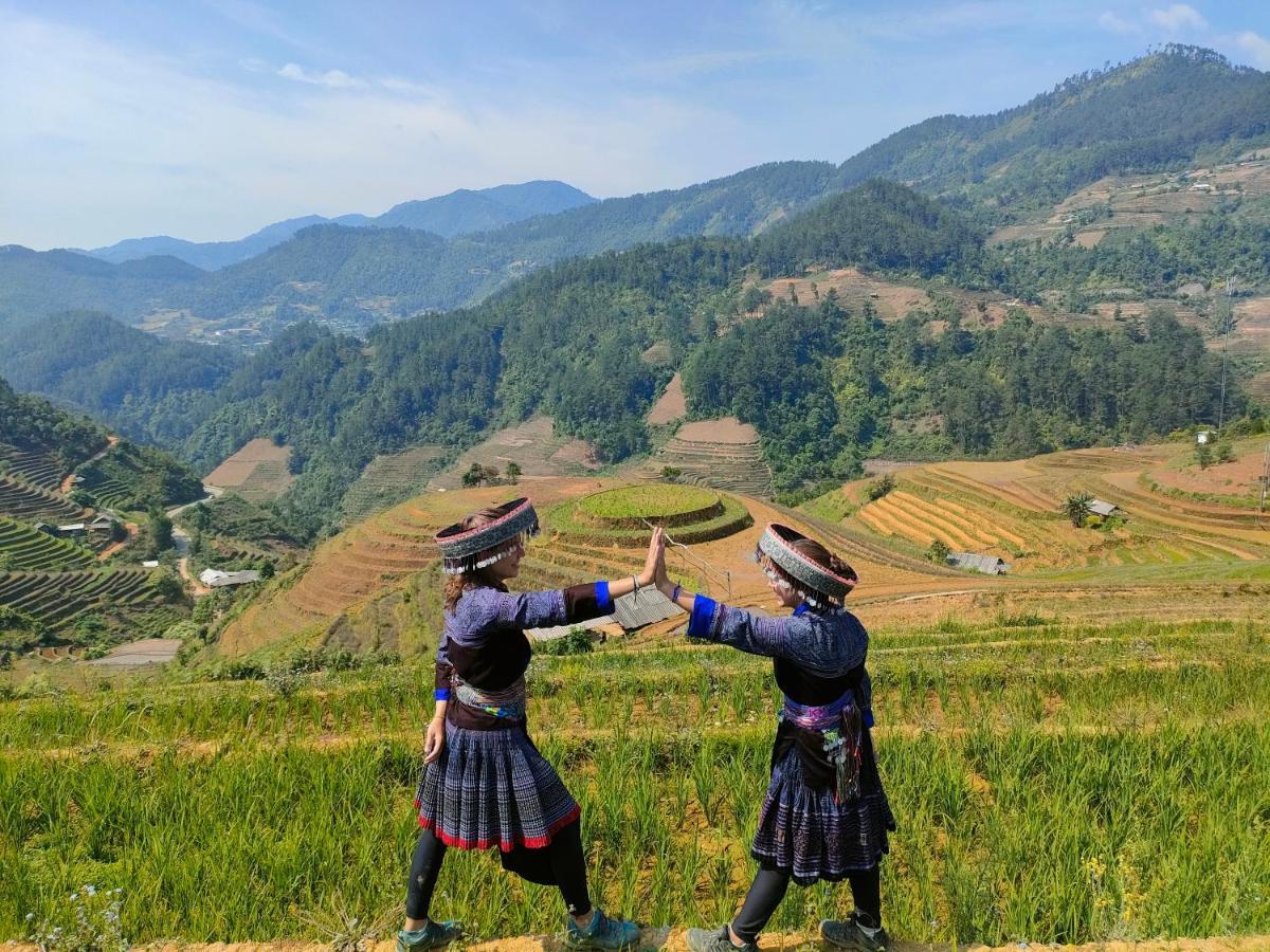 Indigenous Homestay- Trek- Food- Bus Mu Cang Chai Extérieur photo