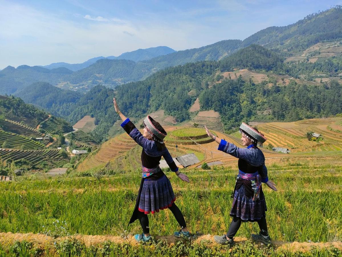 Indigenous Homestay- Trek- Food- Bus Mu Cang Chai Extérieur photo