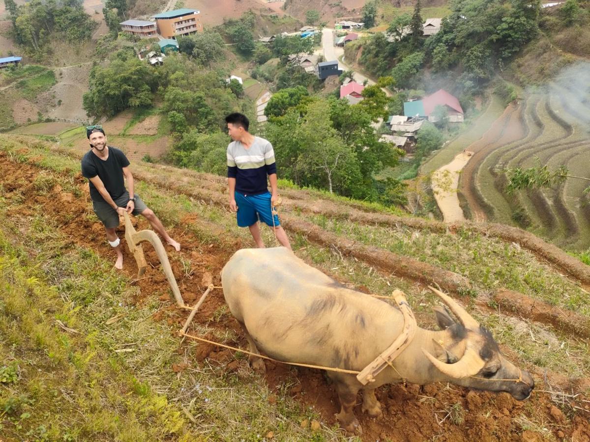 Indigenous Homestay- Trek- Food- Bus Mu Cang Chai Extérieur photo