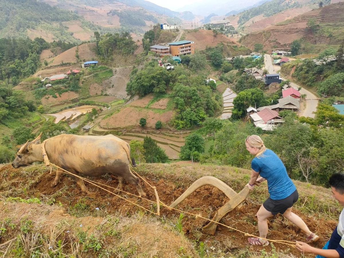 Indigenous Homestay- Trek- Food- Bus Mu Cang Chai Extérieur photo