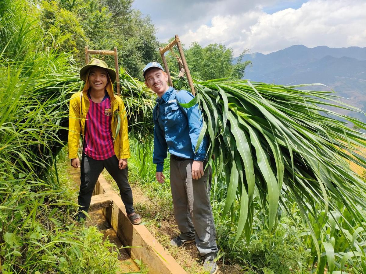 Indigenous Homestay- Trek- Food- Bus Mu Cang Chai Extérieur photo