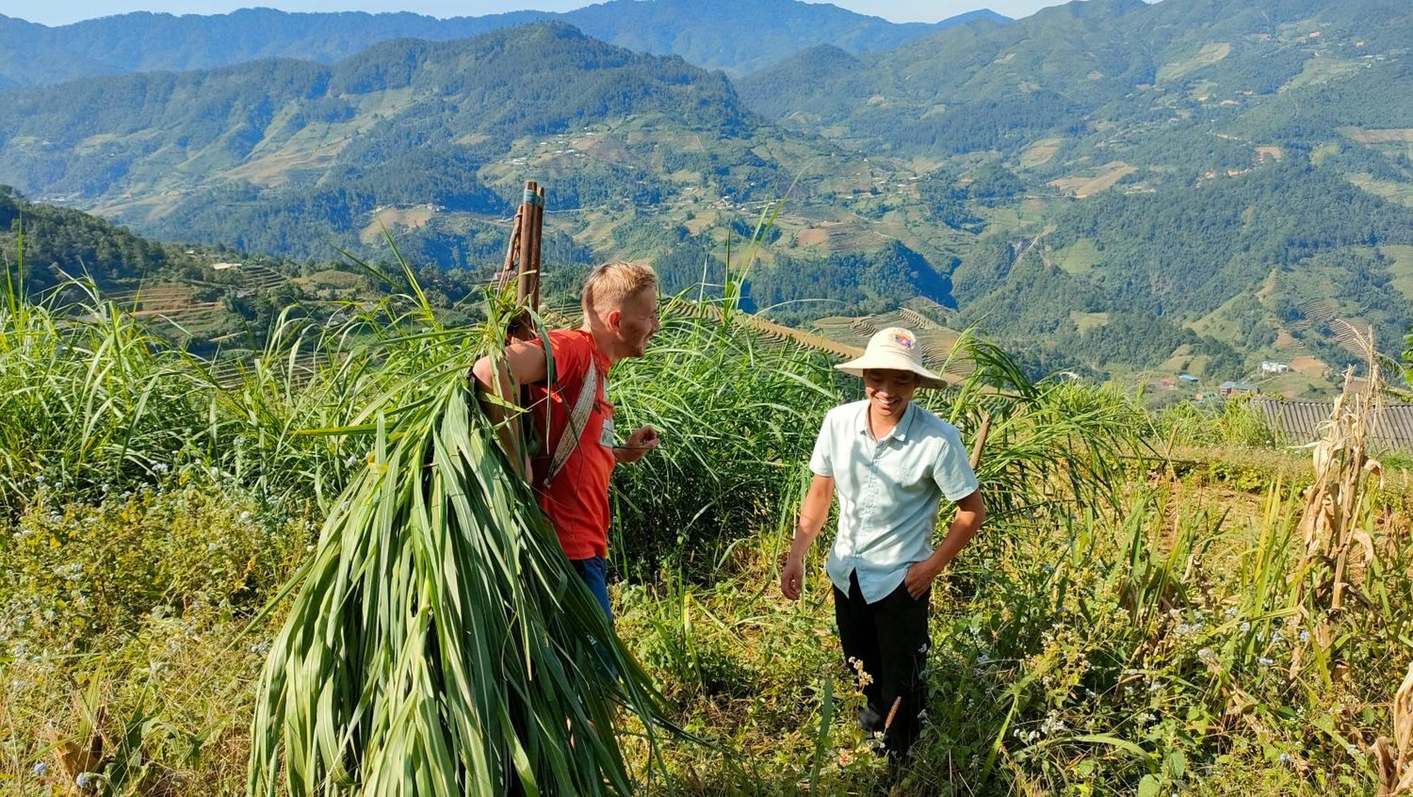 Indigenous Homestay- Trek- Food- Bus Mu Cang Chai Extérieur photo