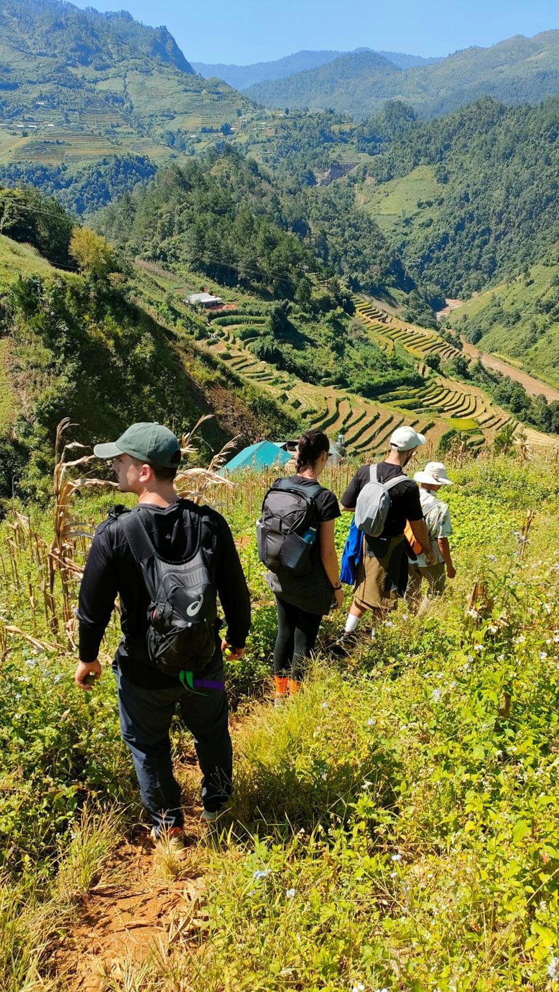 Indigenous Homestay- Trek- Food- Bus Mu Cang Chai Extérieur photo
